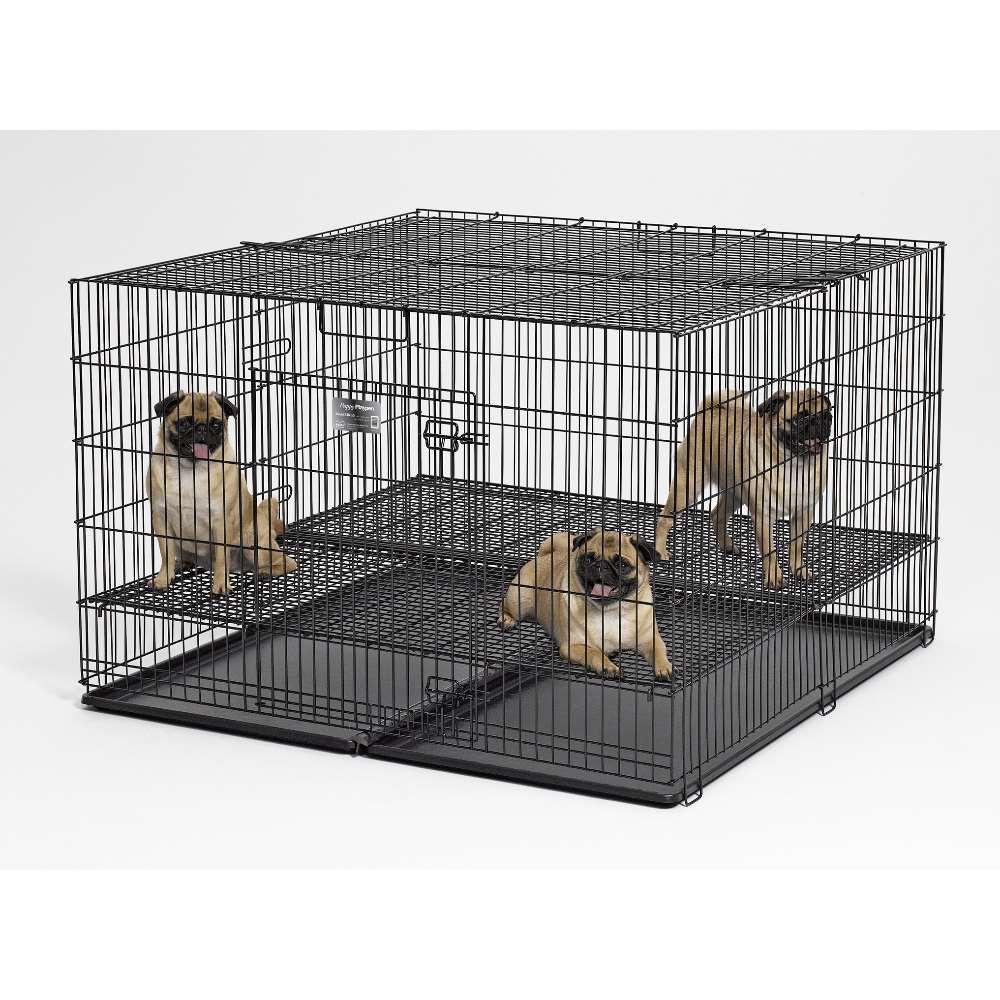 For how long is the Midwest Puppy Playpen recommended for use?