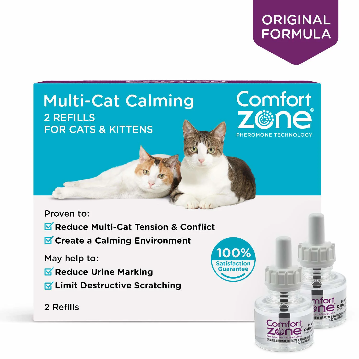 Comfort Zone Cat Multicat Refill 2 pack Questions & Answers