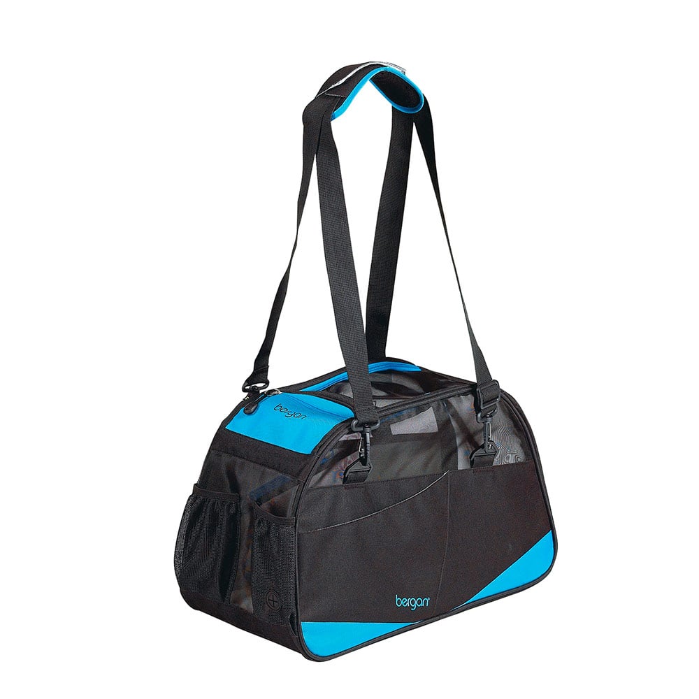 Can you tell me the color of the Bergan Voyager Pet Carrier?