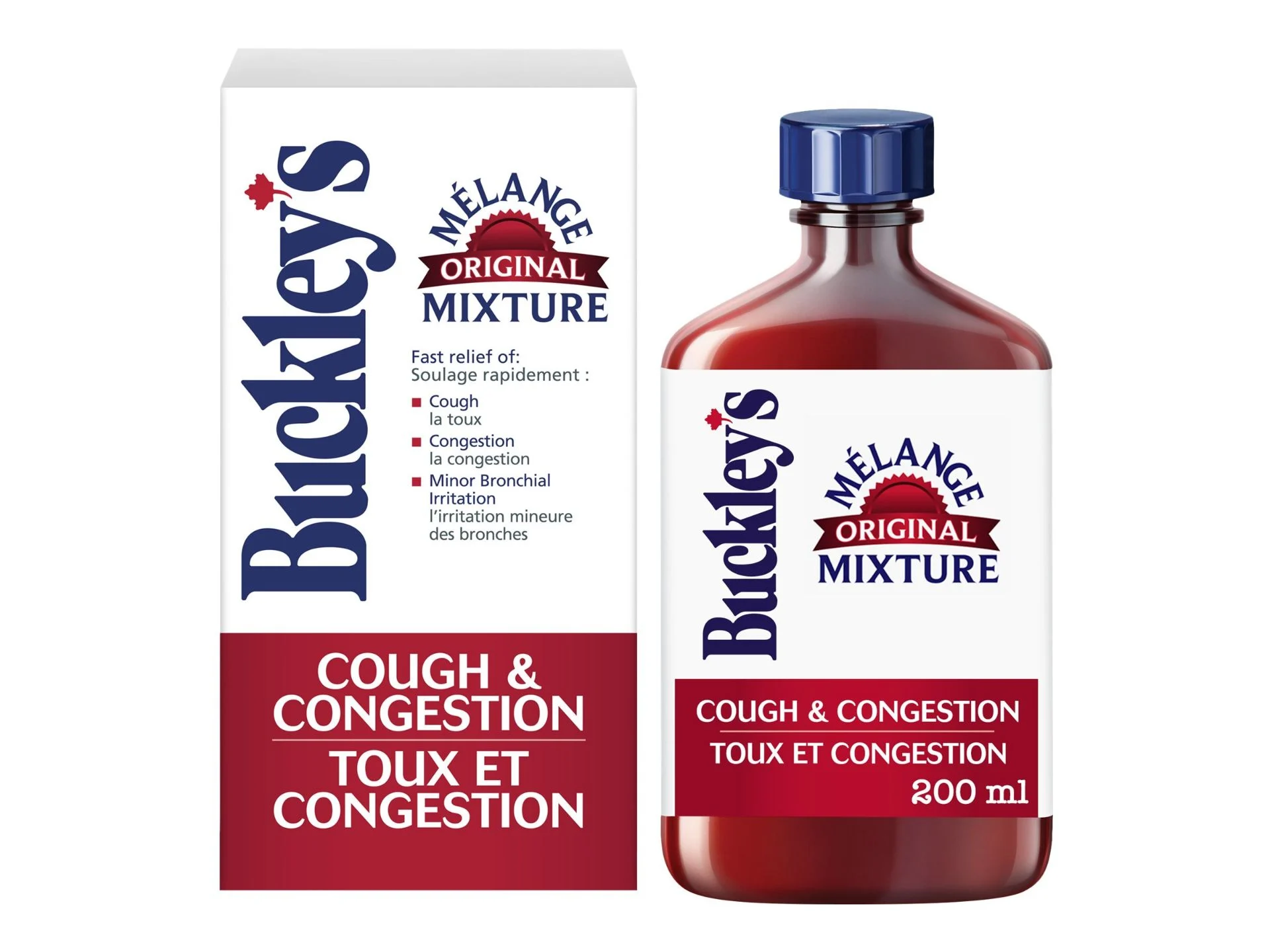 Buckley's Cough Congestion Relief 200ml 6.75 oz Questions & Answers