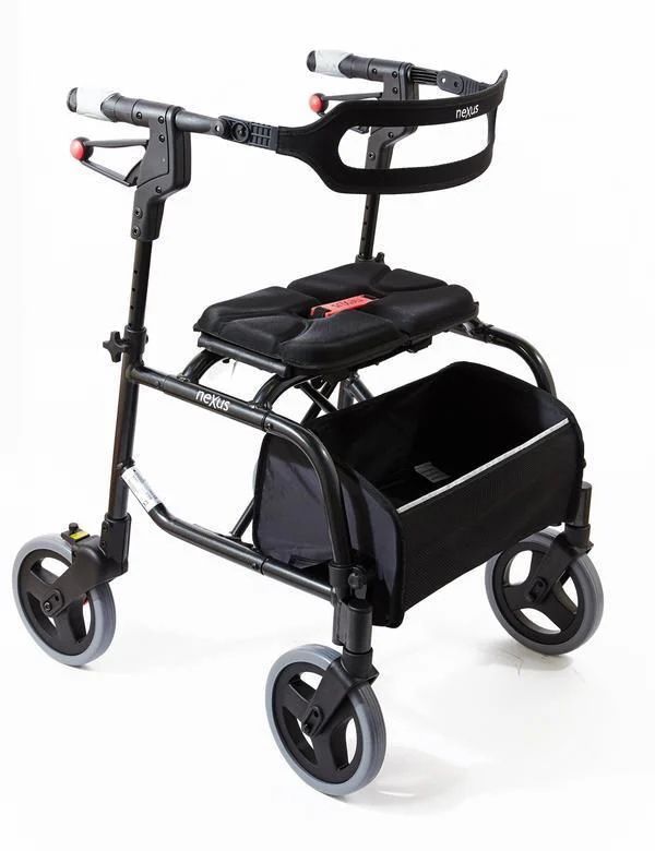 Could you provide the seat height for the Nexus 3 Low rollator model?