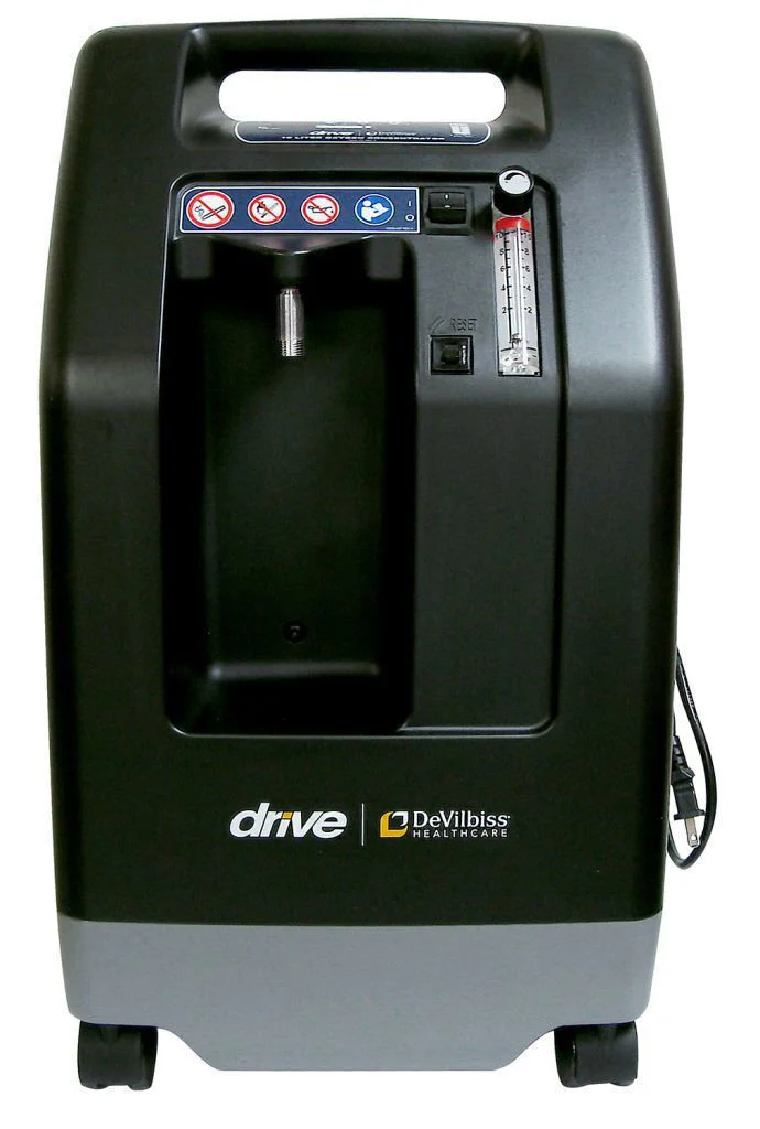 How long does a Drive DeVilbiss 5L Oxygen Concentrator last?