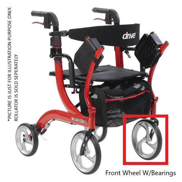 Can the nitro duet rollator and transport chair wheel ship to Victoria BC, and how long will delivery take?