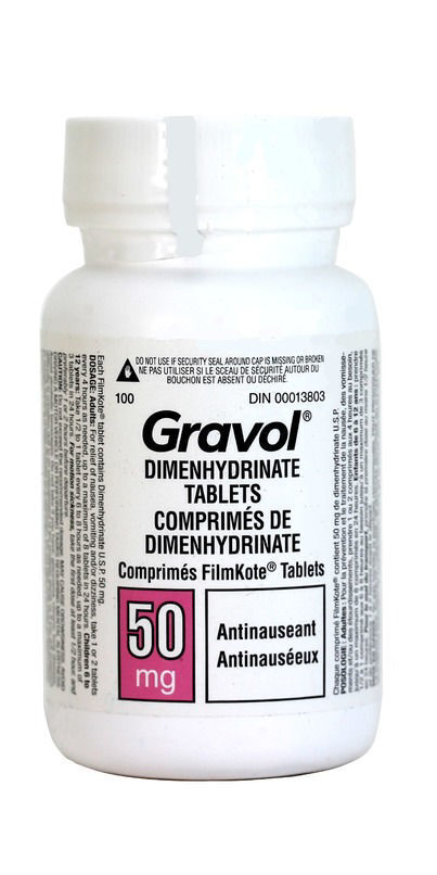 Gravol Natural Dimenhydrinate Tablets Questions & Answers