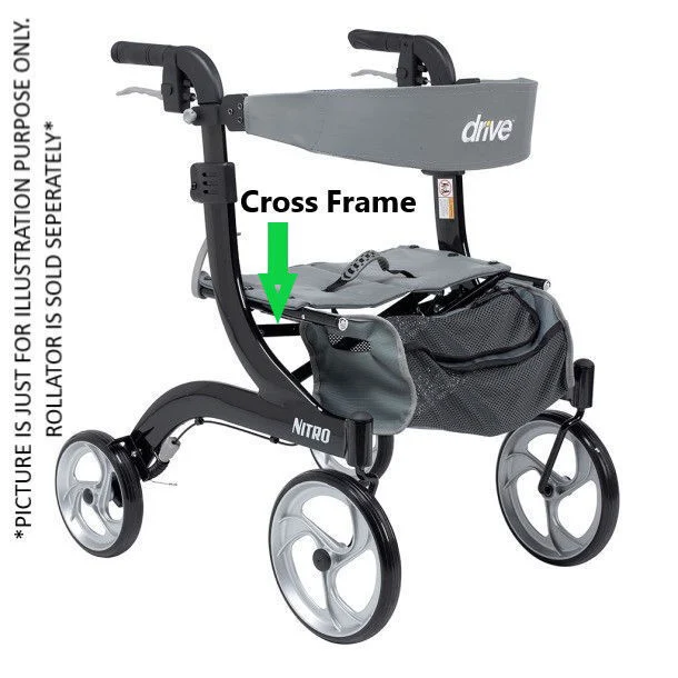 Cross Frame for Nitro Aluminum Rollator Hemi Questions & Answers