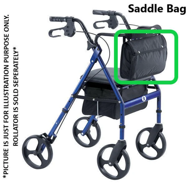 Can the saddle bag be used with the Hugo Elite walker in Garnet Red?