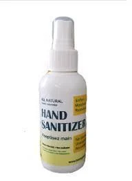 Can you tell me the active ingredient in Liberty Naturals sanitizer?