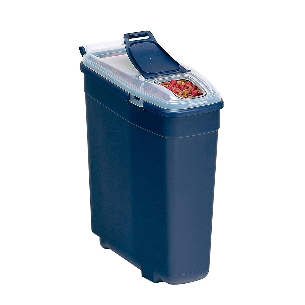 What is the capacity of the Bergan Pet Food Storage container?