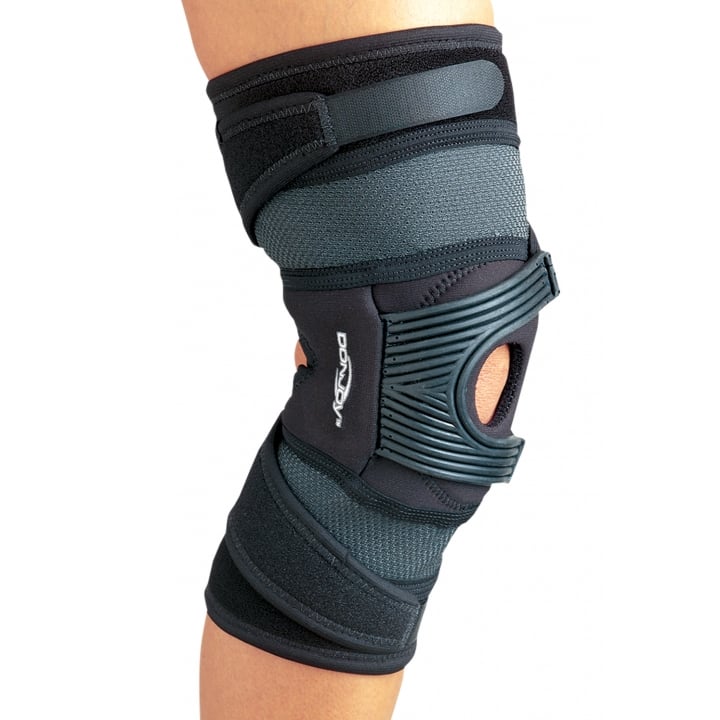 How does the Djo Donjoy TruPull Advanced knee brace function?