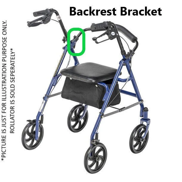 How does the backrest bracket promote stability and safety?