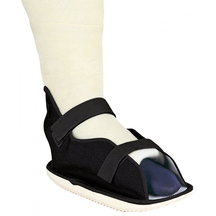 Can the Djo Procare Rocker Cast Boot be worn on either foot?