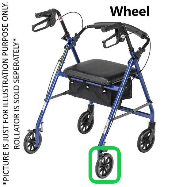 Are these aluminum casters compatible with the RL800 drive walker?