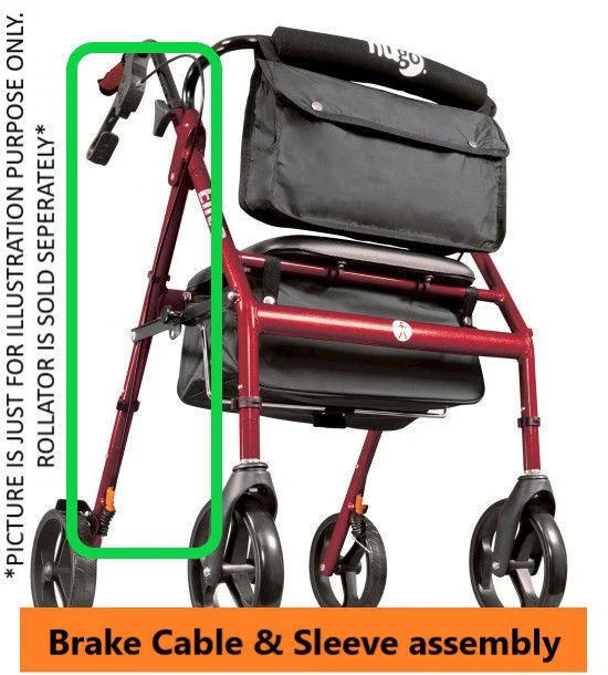 Is this assembly compatible with the Hugo Elite Rolling Walker with a seat in Garnet Red?