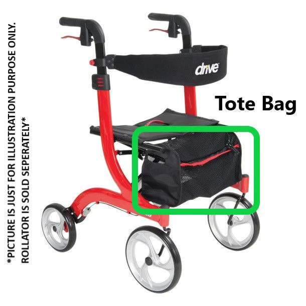 Does the Nitro Aluminum Rollator tote bag offer space and lightness?